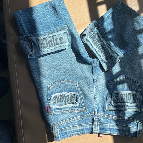 Vintage Women’s Dolce and Gabana Jean capris size 26 - Picture 8 of 8